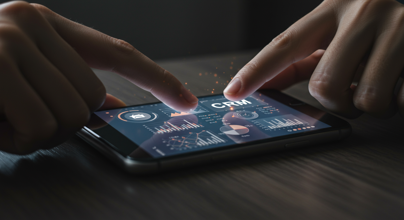 Close-up detail illustrating digital adoption for crm