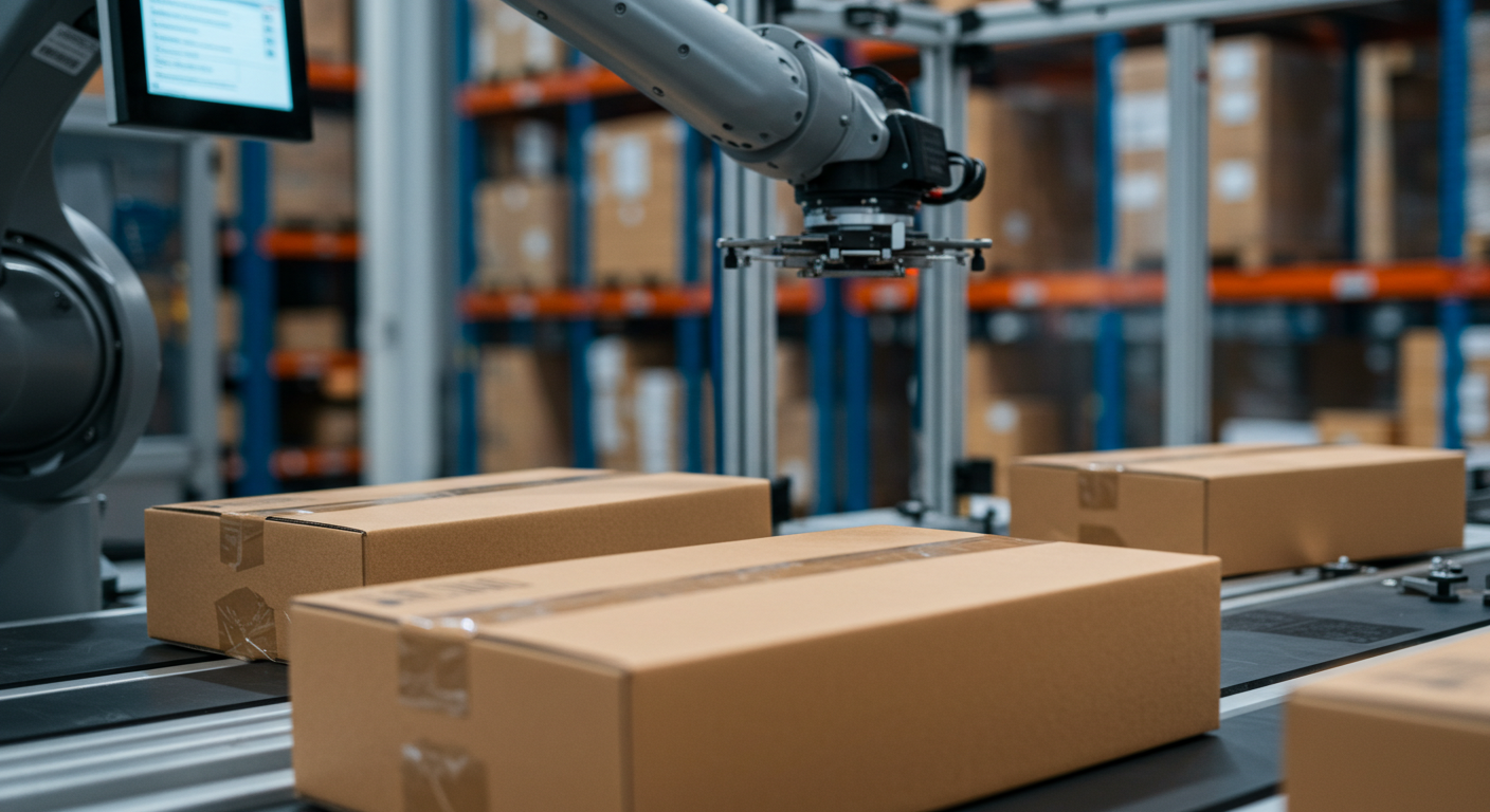Close-up detail illustrating ecommerce order automation