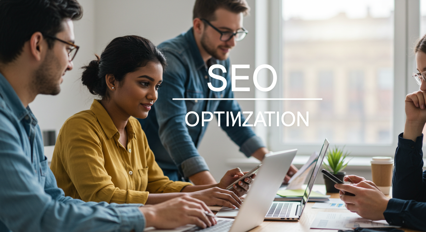 optimize seo shown in a real-world setting