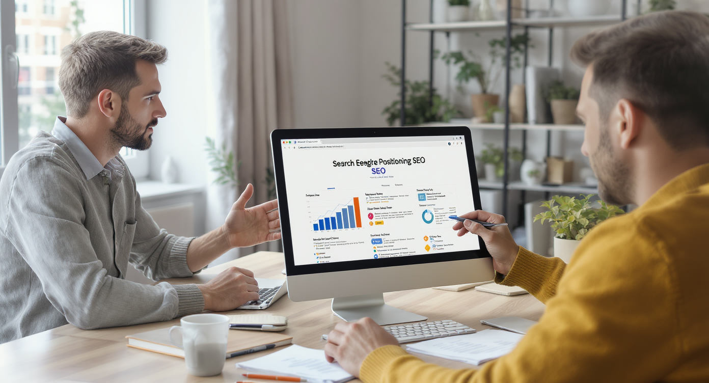 search engine positioning seo shown in a real-world setting