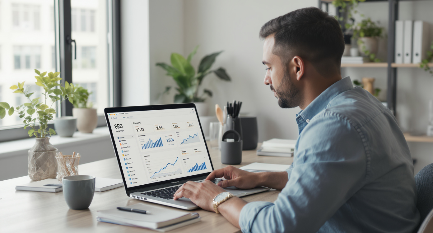 small business seo service shown in a real-world setting