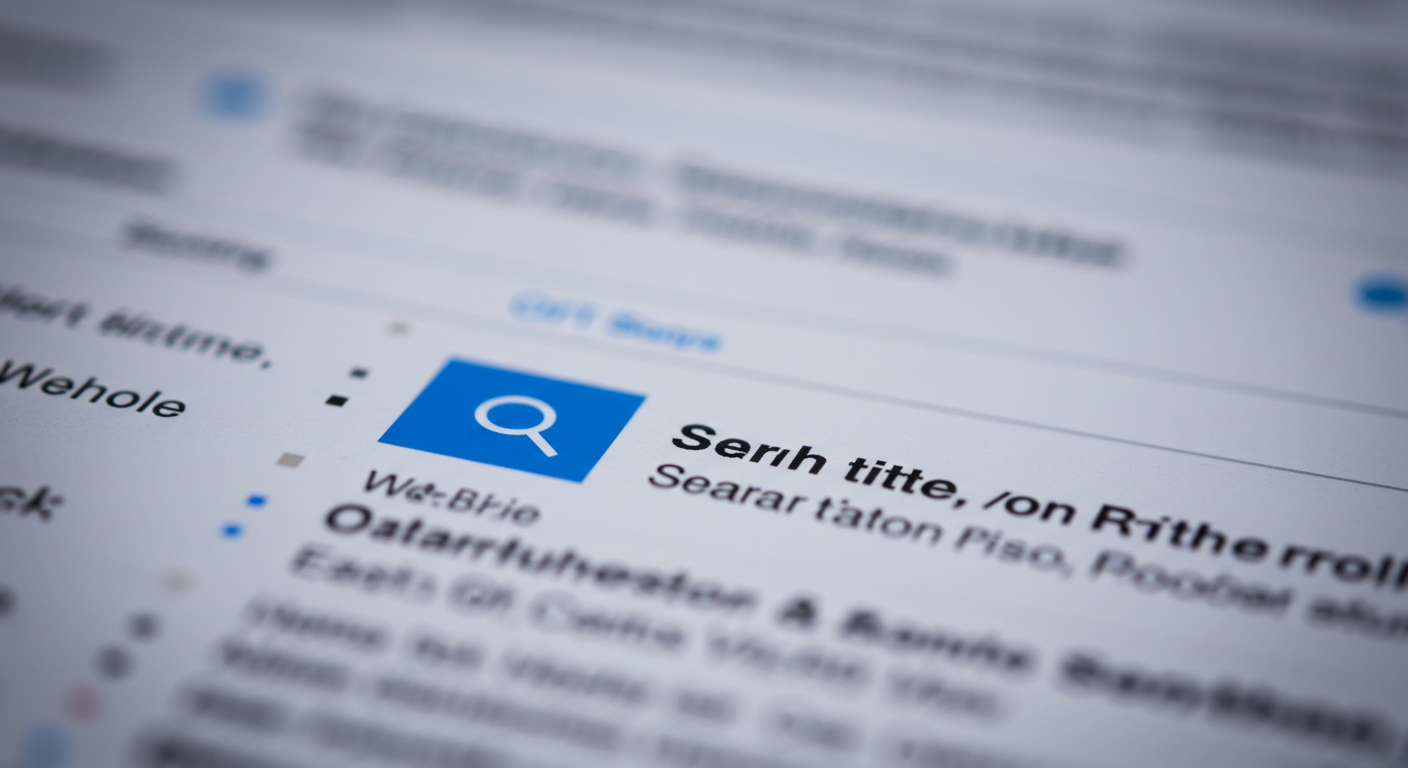 Close-up detail illustrating seo search engine